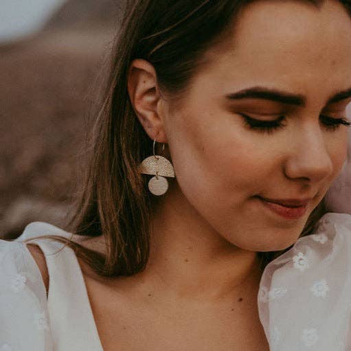 Sunrise Hoop Earrings