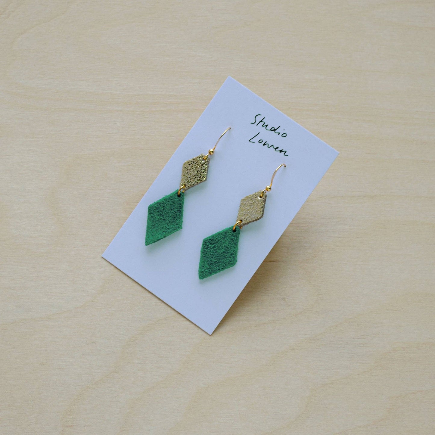 Chloe Dangle Earrings Suede