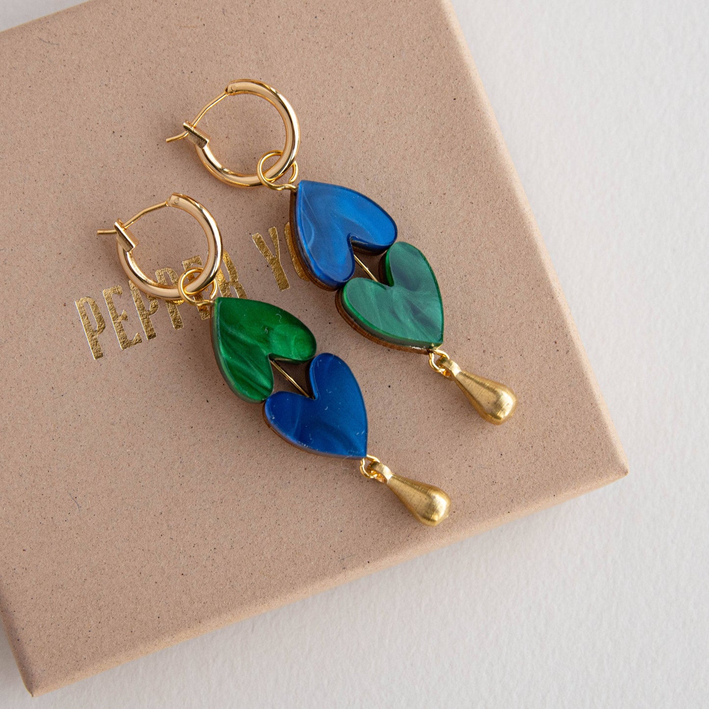 Queen of Hearts Drop Earrings