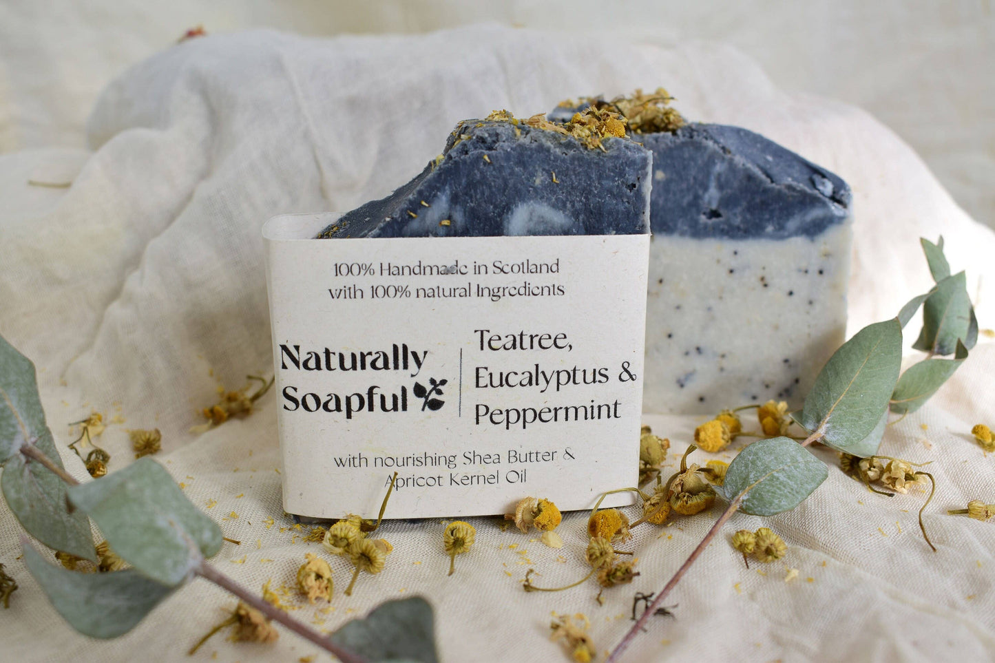 Teatree, Eucalyptus & Peppermint Handmade Soap