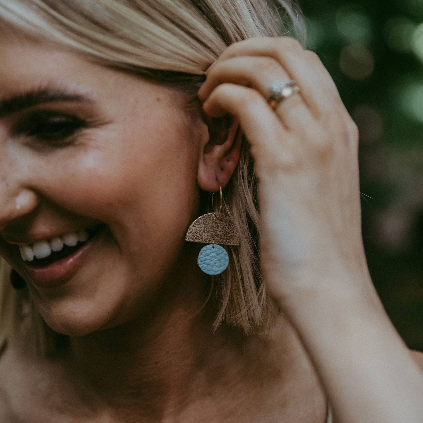 Sunrise Hoop Earrings