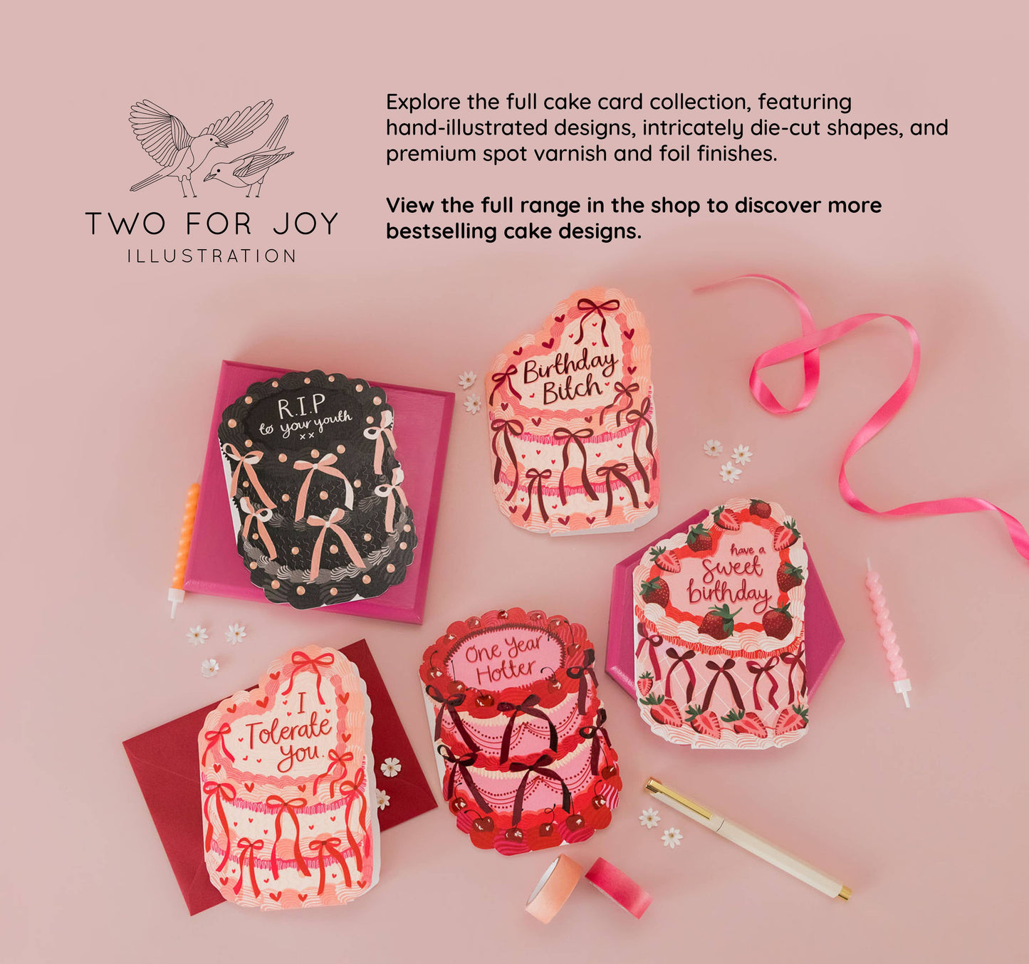 Witches Don't Age - Birthday Cake Shaped Greeting Card