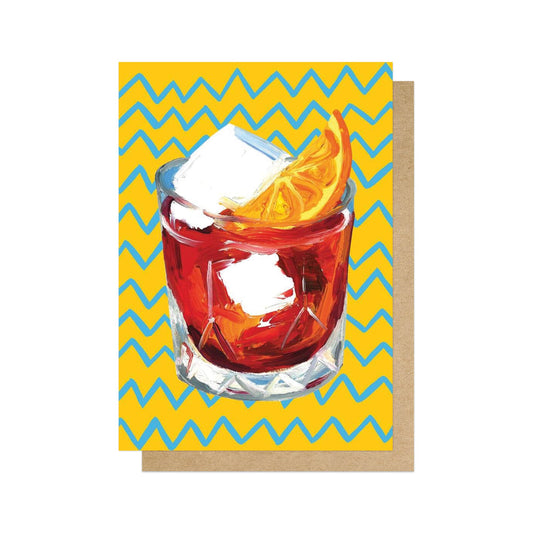 Negronis in the Sunshine Greetings Card