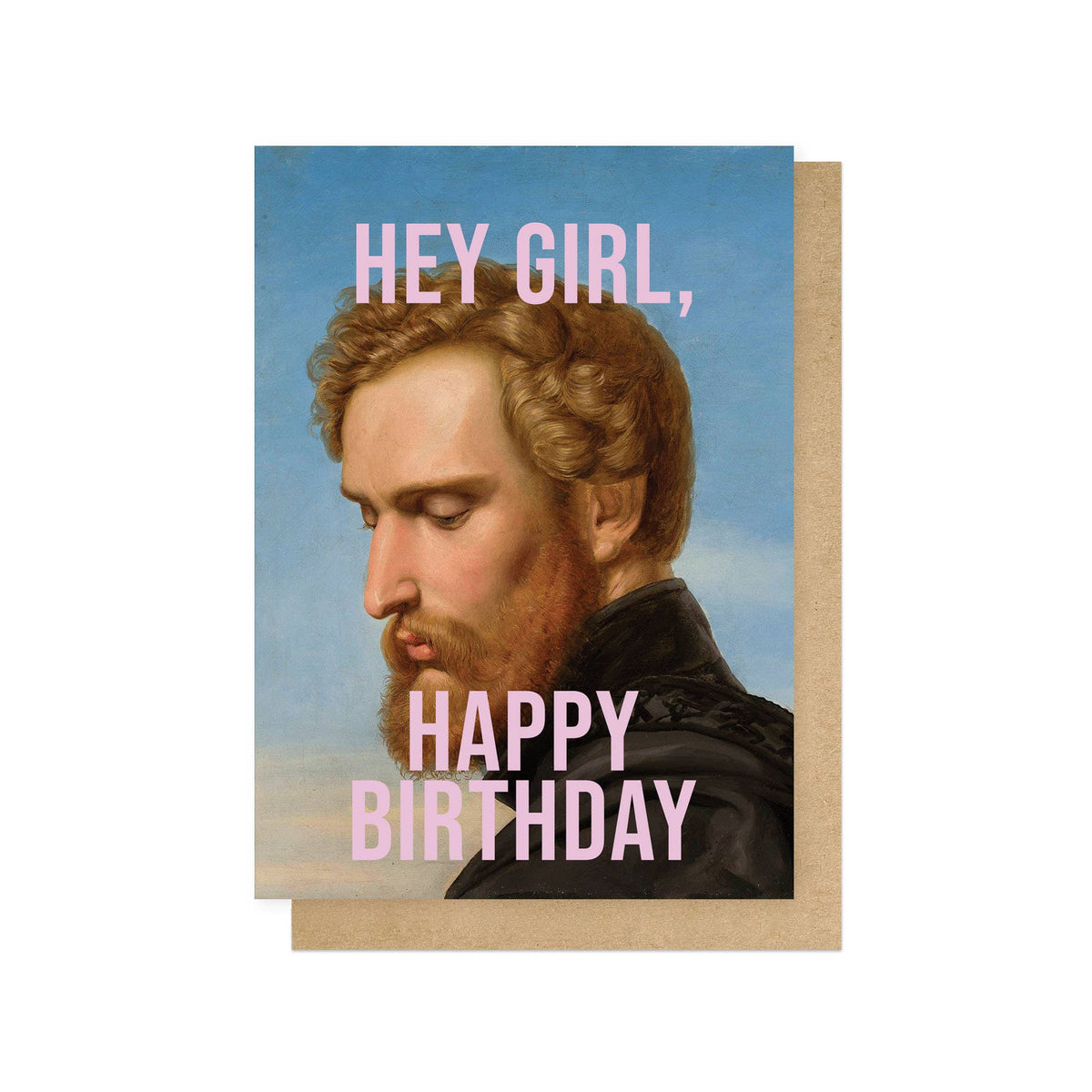 Hey Girl Greetings Card
