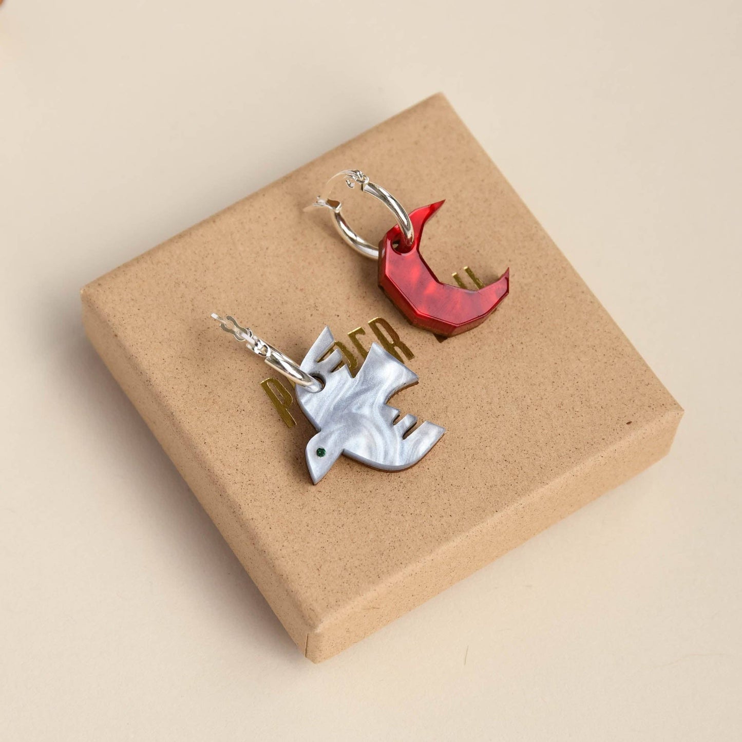 Create Your Own Collage Hoop Earrings - Mix & Match
