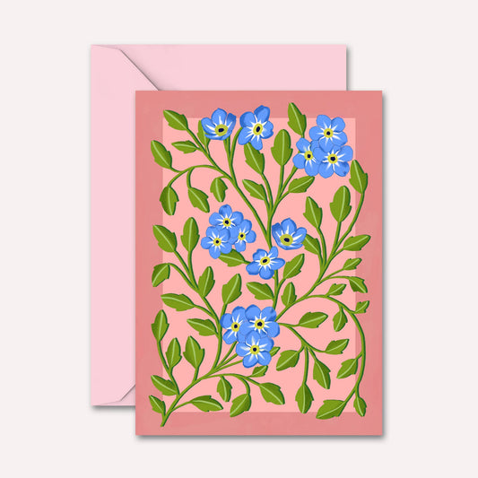Forget Me Not Card  | Just Because, Any Occasion