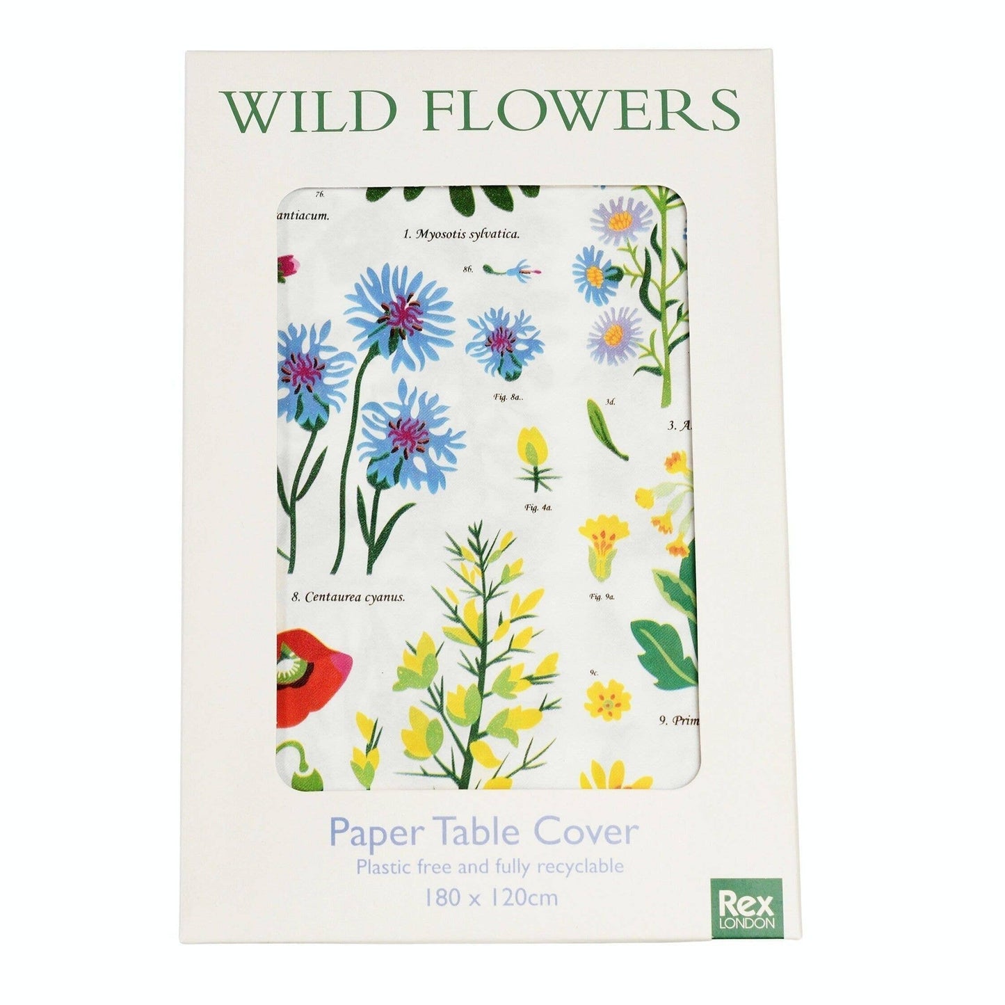 Paper Tablecloth - Wild Flowers