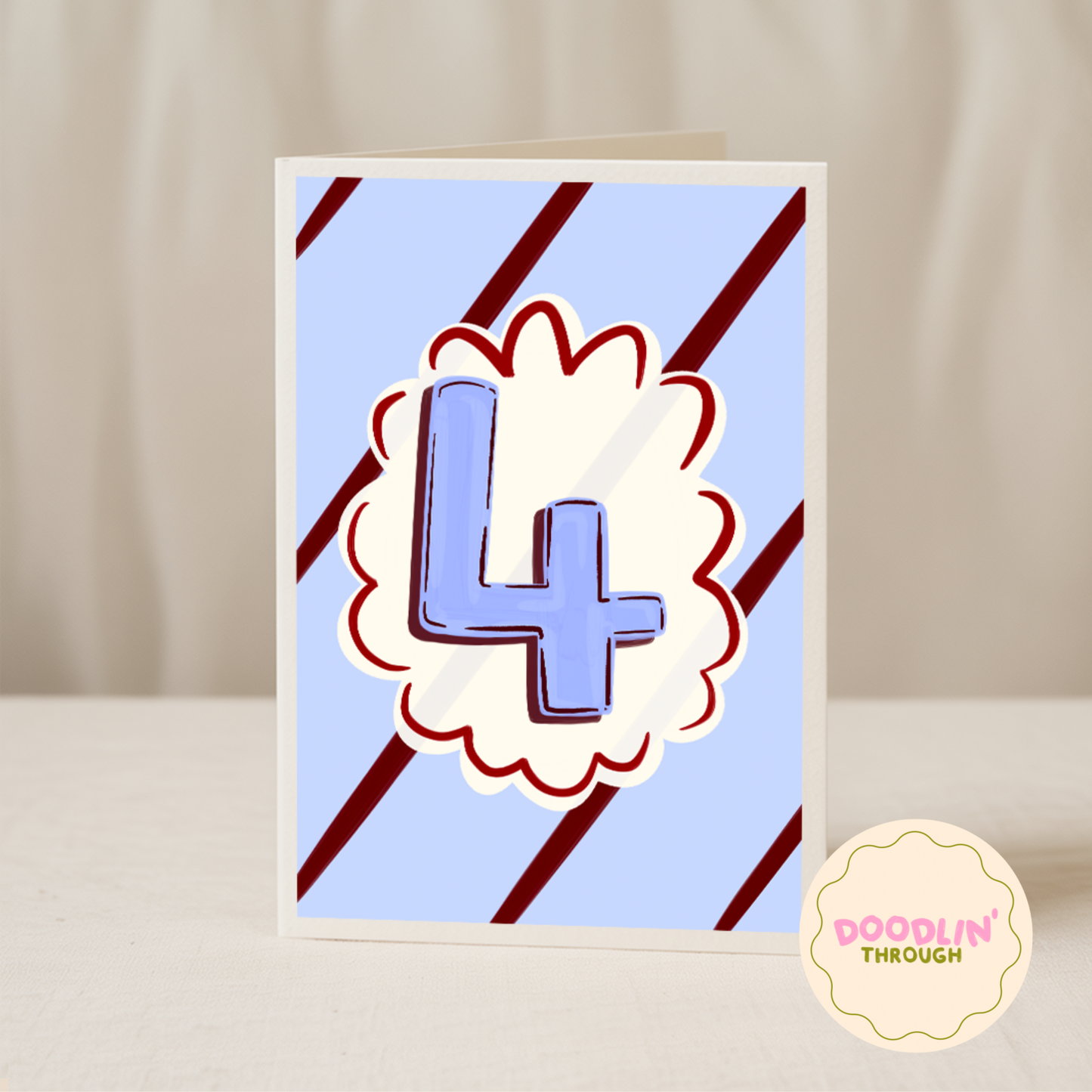 Age 4 A6/5x7 collab card x DT