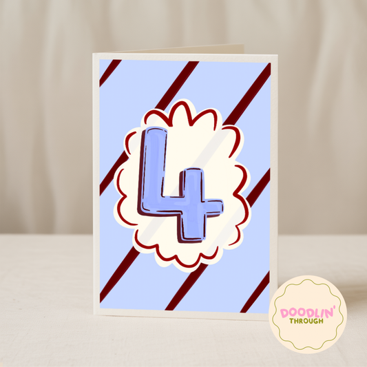 Age 4 A6/5x7 collab card x DT