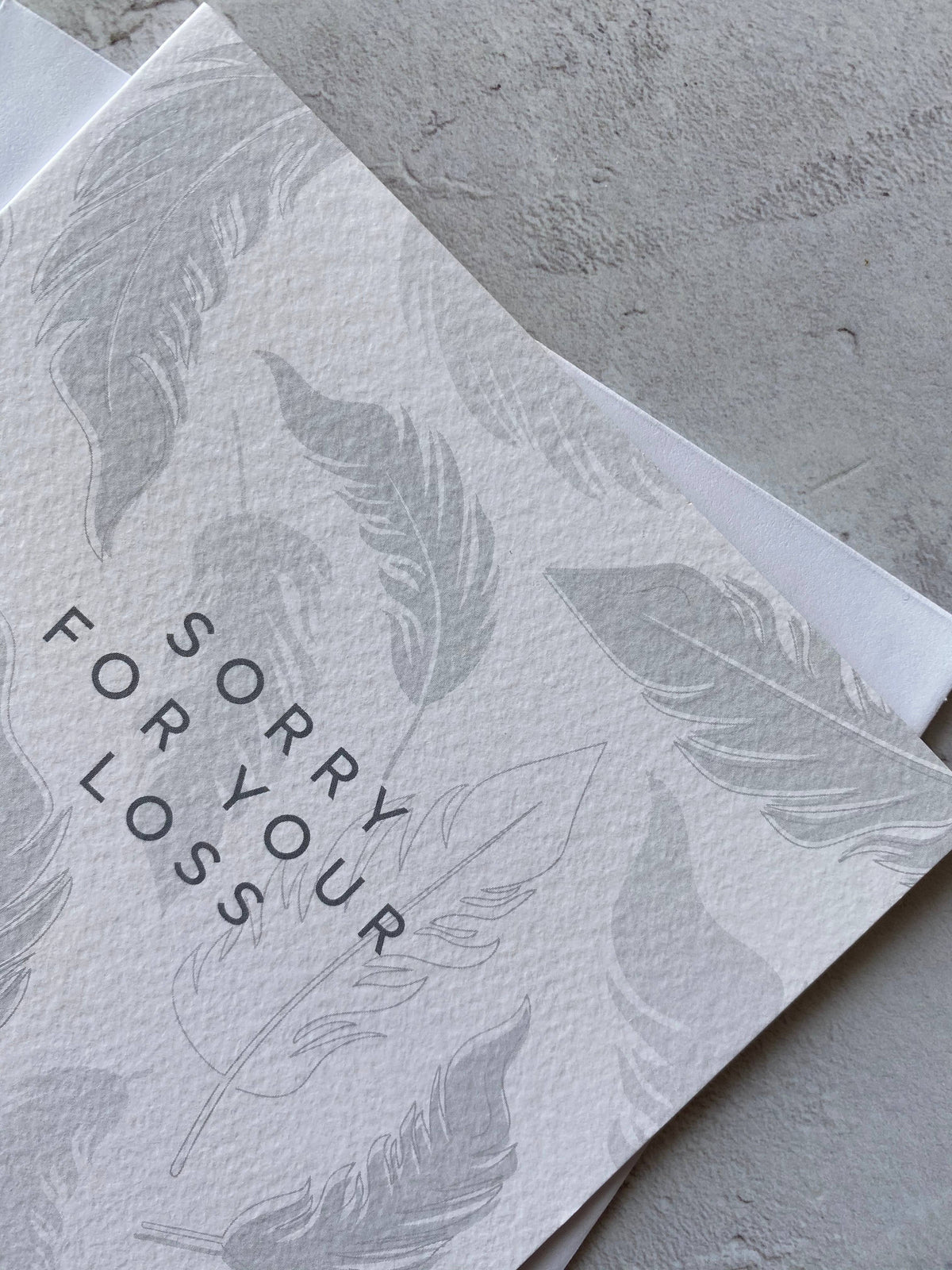 Sorry For Your Loss card