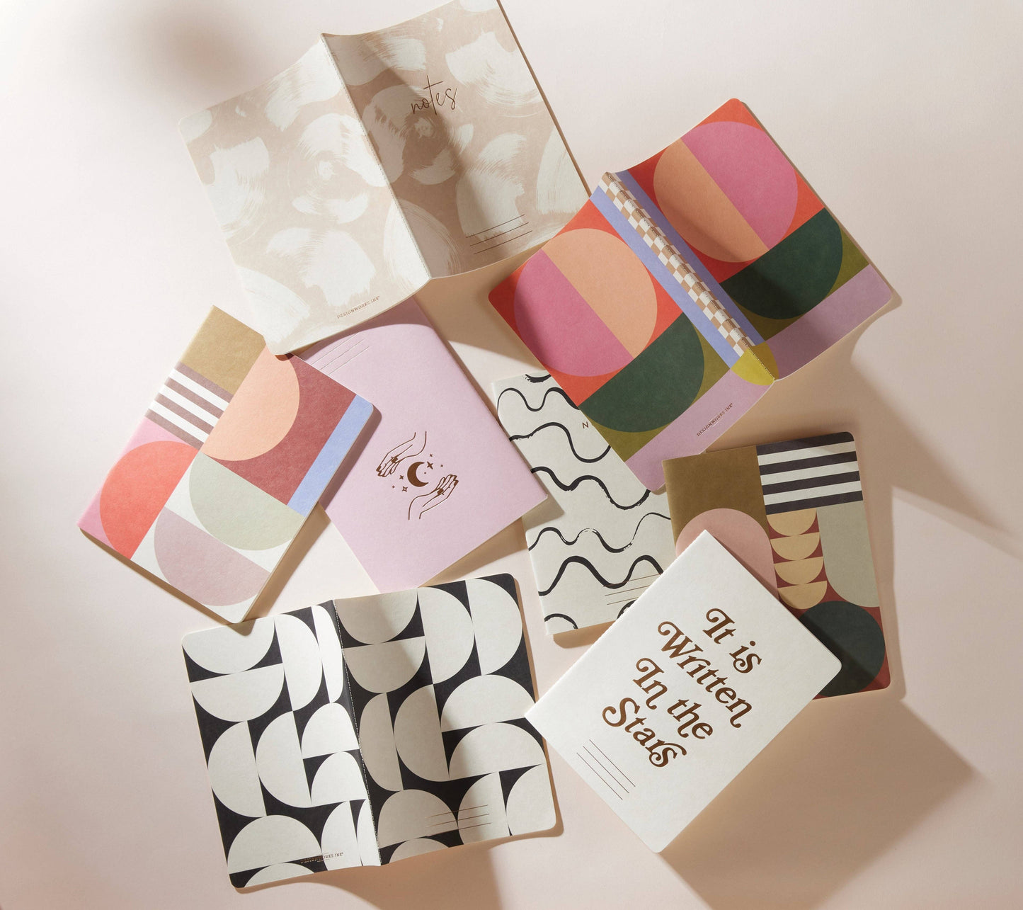 Designworks Ink Flex Notebooks - Mod Geo (Set Of 3)