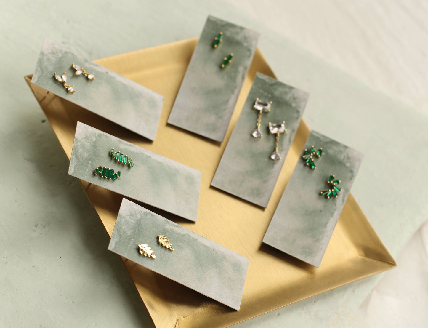 Wobbly Silver Hoop Earrings