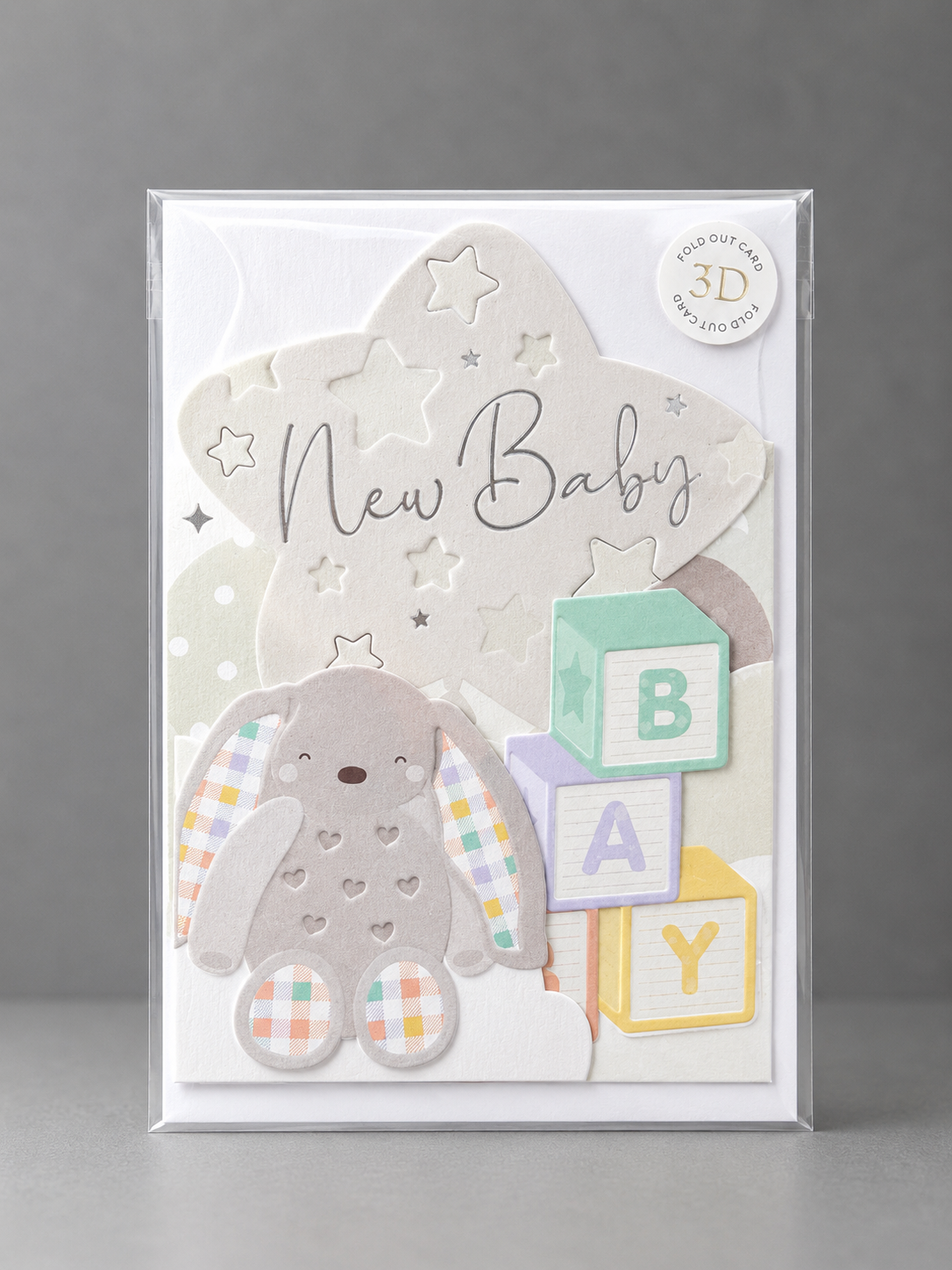 3D New Baby Greeting Card