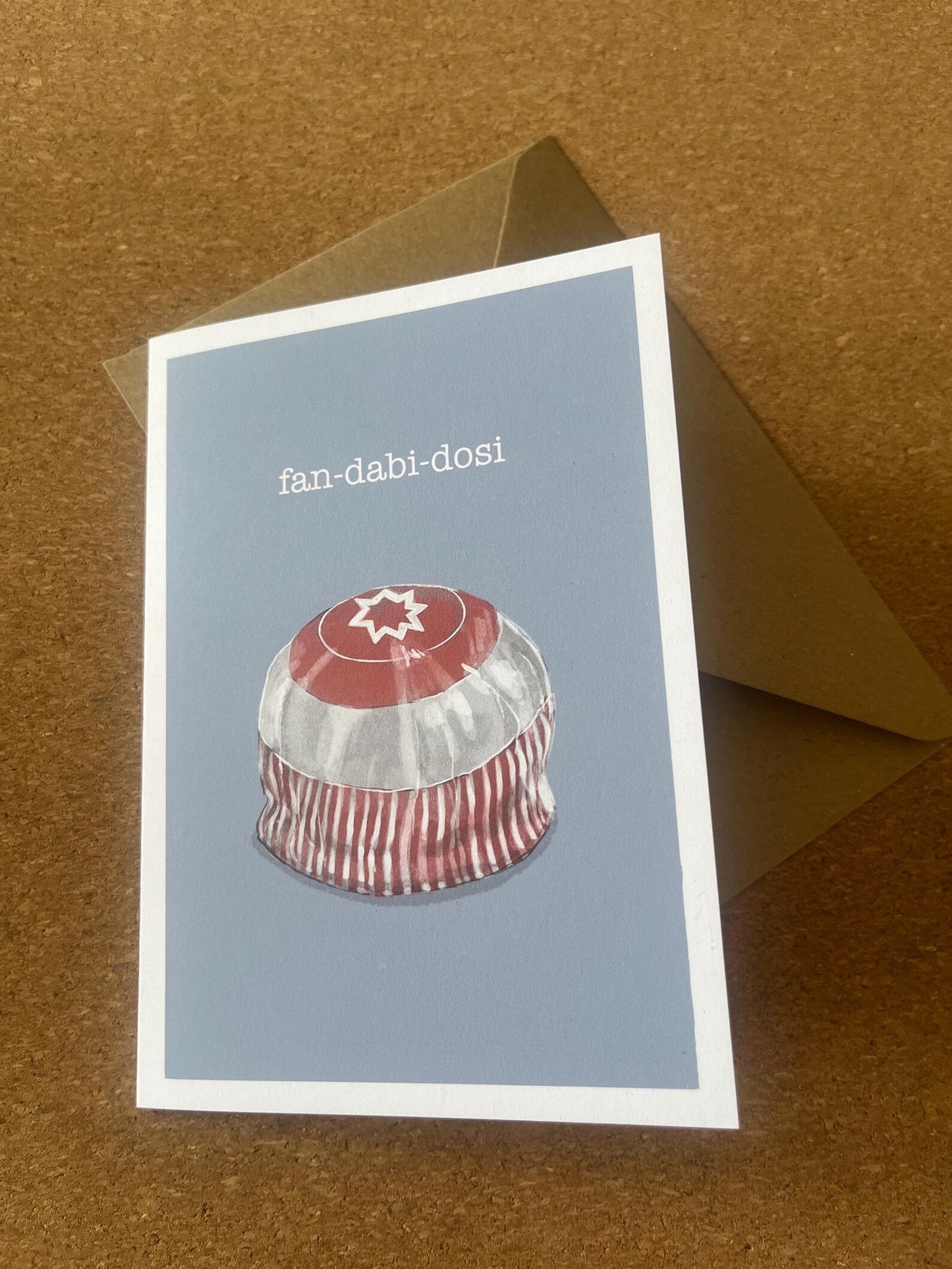 Nostalgic Greetings Card - Tunnock's Teacake