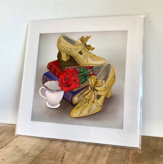 Limited Edition 'Belle' Shoe Portrait Giclee Print