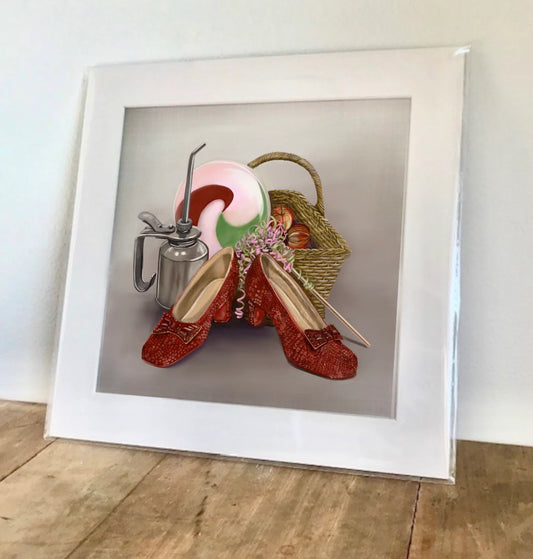 Limited Edition 'Dorothy' Shoe Portrait Giclee Print