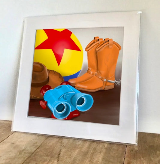 Limited Edition 'Woody' Shoe Portrait Giclee Print