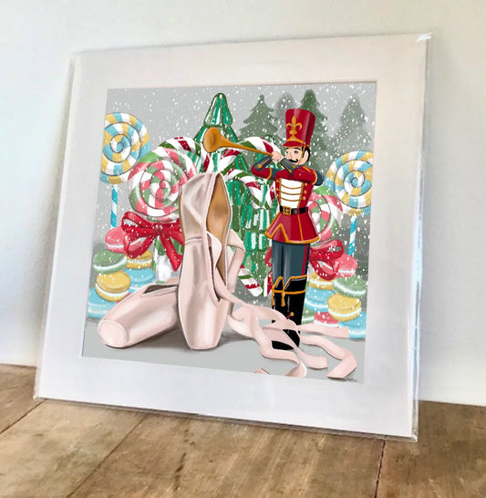 Limited Edition 'Nutcracker' Shoe Portrait Giclee Print