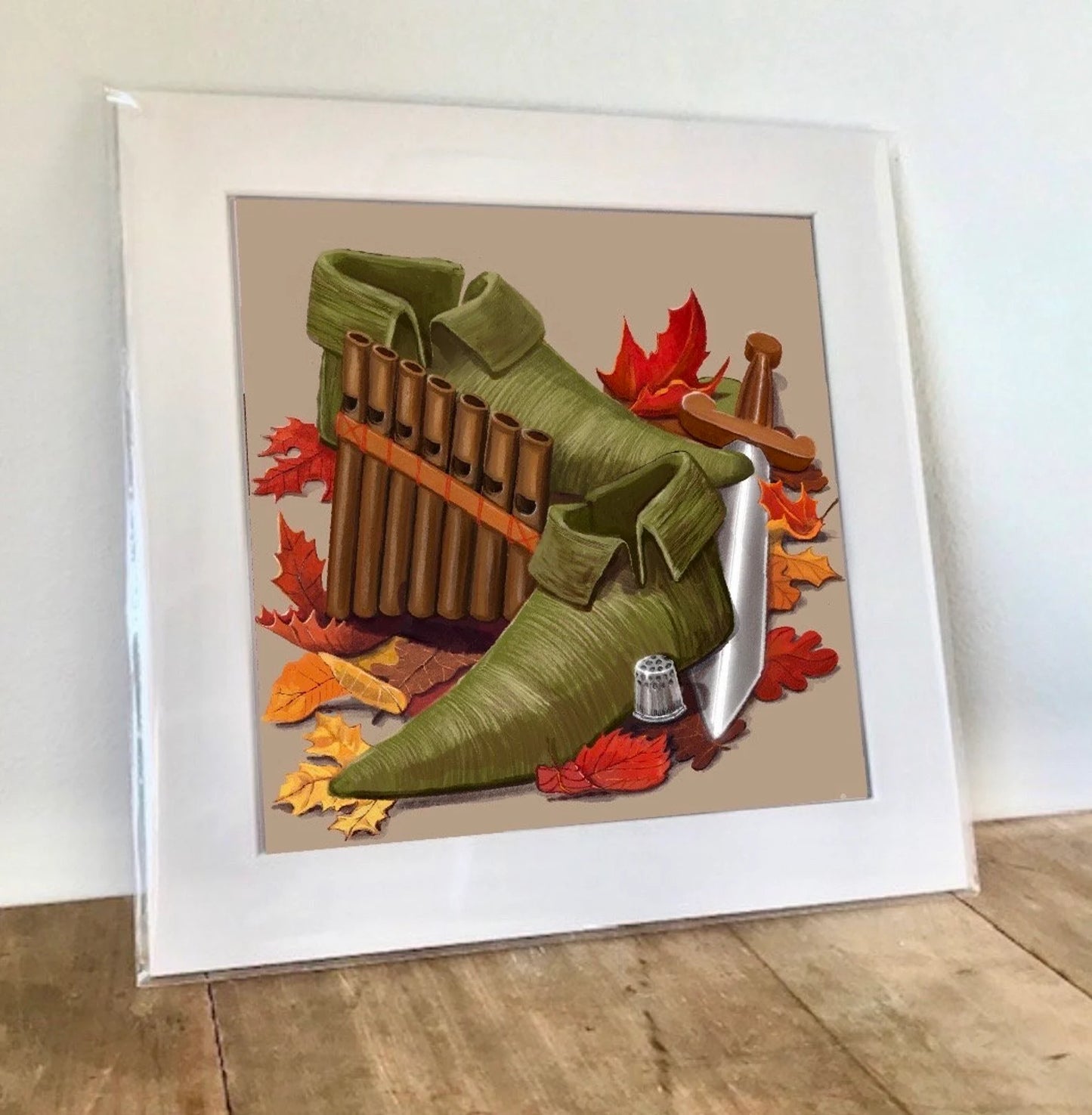 Limited Edition 'Pan' Shoe Portrait Giclee Print
