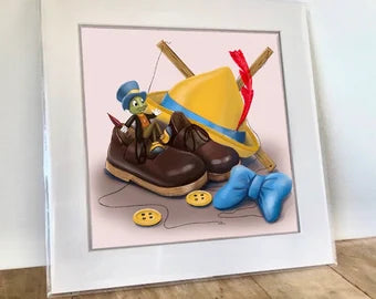 Limited Edition 'Real Boy' Shoe Portrait Giclee Print (Copy)