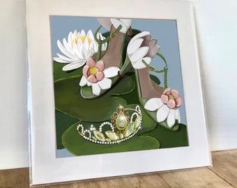 Limited Edition 'Tiana' Shoe Portrait Giclee Print