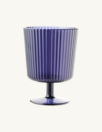 Reusable plastic wine glass