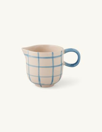 Blue and White Milk Jug