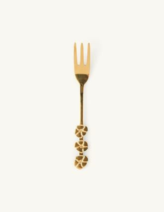 Gold pastry spoons and forks
