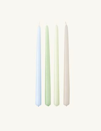 Pack of four dinner candles